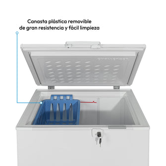 Congelador Horizontal 230 Lts Challenger, Color Blanco