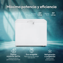 Congelador Horizontal 387 Lts Challenger, Color Blanco