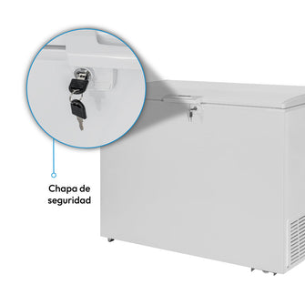 Congelador Horizontal 387 Lts Challenger, Color Blanco