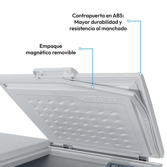 Congelador Horizontal 387 Lts Challenger, Color Blanco