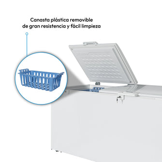 Congelador Horizontal 535 Lts Challenger, Color Blanco
