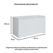 Congelador Horizontal 535 Lts Challenger, Color Blanco