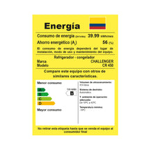 Nevera No Frost Deep Black Panel Digital 450 Lts Challenger, Color Negro