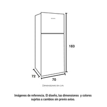 Nevera No Frost Silver Brush Panel Digital 450 Lts Challenger, Color Plata
