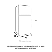 Nevera No Frost Red Panel Digital 360 Lts Challenger, Color Rojo