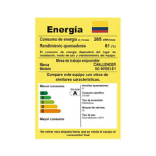 Estufa De Empotrar Challenger 4 Puestos Gas Natural, Plateado