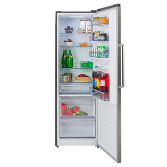 Refrigerador Vertical Twin 387 Lts Challenger, Color Gris