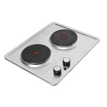 Estufa Empotrar Eléctrica 2 Puestos 35 cm 220V Challenger Sp6270