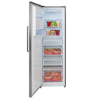 Congelador Vertical Twin 274 Lts Challenger, Color Gris