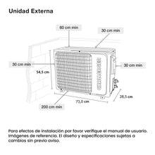 Aire Acondicionado Inverter 9000 Btu 220v  Challenger, Color Blanco