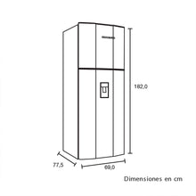 Nevera No Frost Black Series 470 Ltschallenger, Color Gris
