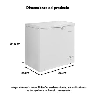 Congelador Horizontal 198 Lts Challenger, Color Blanco