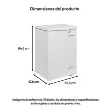 Congelador Horizontal 97 Lts Challenger, Color Blanco