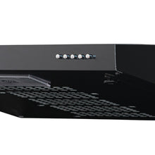 Campana Horizontal Lamina Cr Negra 3 Velocidades 60 Cm