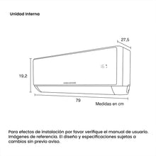 Aire Acondicionado ON/OFF Challenger 12000BTU, Blanco