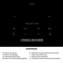 Estufa Empotrar de Inducción 2 Puestos 30cm 220V Challenger Sl6030