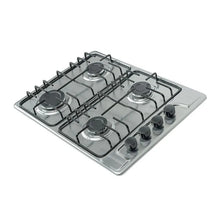 Estufa Empotrar Inox 4 Puestos 58.5cm Gas Natural Challenger Sp6043