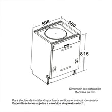Lavavajillas Panelable 14 Servicios Acero inoxidable Challenger, Color Gris