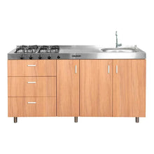 Mueble Base para Cocina 180cm 3 Cajones 3 Puertas Challenger Sa22180 Acandi