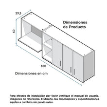 Mueble Superior para Cocina 180cm 3 Puertas Challenger Sa35180 Acandi