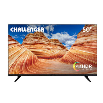 Televisor 50 Pulgadas Google TV Challenger, Color Negro