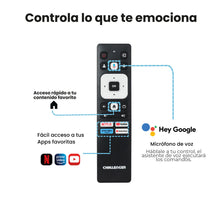 Televisor 50 Pulgadas Google TV Challenger, Color Negro