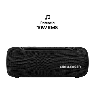 Parlante Inalámbrico Portátil Bluetooth SC10W Challenger, Color Negro