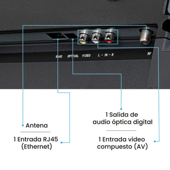 Televisor 43 Pulgadas Webos Challenger, Color Negro