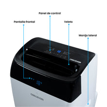 Aire Acondicionado Portátil 12000 Btu 115v Challenger, Color Blanco
