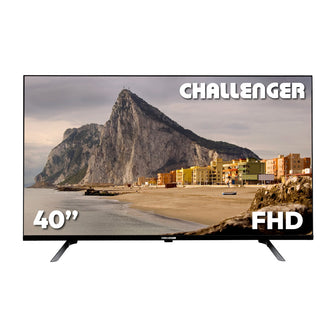 Televisor 40 Pulgadas Google TV Challenger, Color Negro