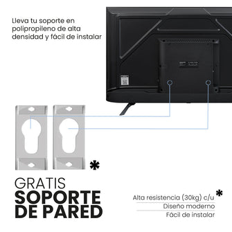 Televisor 40 Pulgadas Google TV Challenger, Color Negro