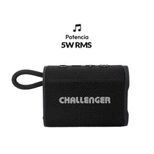 Parlante Inalámbrico Portátil Bluetooth SC5W Challenger, Color Negro