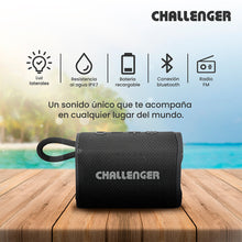 Parlante Inalámbrico Portátil Bluetooth SC5W Challenger, Color Negro