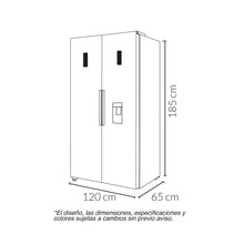 Refrigerador Cr 356 + Congelador Cv 274 / Twin inverter 630 L Brutos Challenger, Color Gris