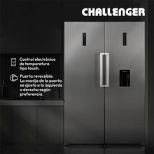 Refrigerador Cr 356 + Congelador Cv 274 / Twin inverter 630 L Brutos Challenger, Color Gris