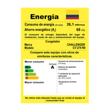 Refrigerador Cr 356 + Congelador Cv 274 / Twin inverter 630 L Brutos Challenger, Color Gris