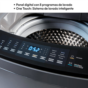 Lavadora Automática 13 Kg - De 29 Lb Challenger, Color Gris