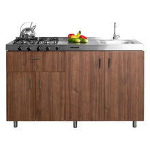 Mueble Base para Cocina 150cm 1 Cajón 4 Puertas Challenger Sa23150 Nola