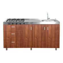 Mueble Base para Cocina 180cm 3 Cajones 3 Puertas Challenger Sa22180 Nola