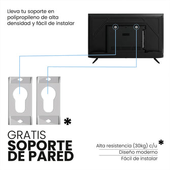 Televisor Challenger 55 Pulgadas Smart Google TV, Color Negro