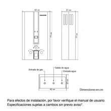 Calentador De Paso a Gas Challenger 16Lts Tiro Natural