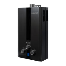 Calentador De Paso Challenger 6 Litros Tiro,  Negro