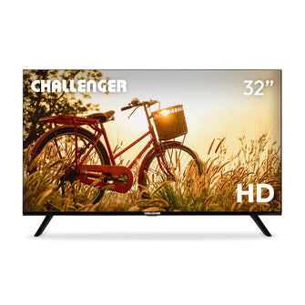 Televisor Challenger 32 Pulgadas Smart Google TV TG81, Color Negro