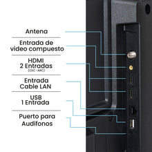 Televisor Challenger 32 Pulgadas Smart Google TV TG81, Color Negro