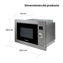 Microondas de Empotrar 25lts 120V Challenger Hm8023