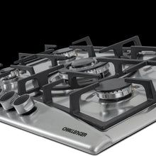 Estufa De Empotrar Serie Alpha Challenger, Plateado
