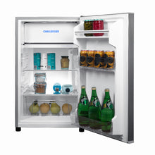 Combo Televisor Challenger 43 Pulgadas Smart Google + Minibar CR 121 Litros, Color Negro y Gris