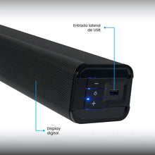 Barra De Sonido 30W Challenger, Negro