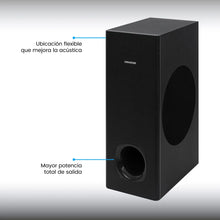Barra De Sonido 80W Challenger, Negro