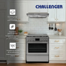 Estufa De Piso a Gas Natural Con Horno En Acero inox, Negro